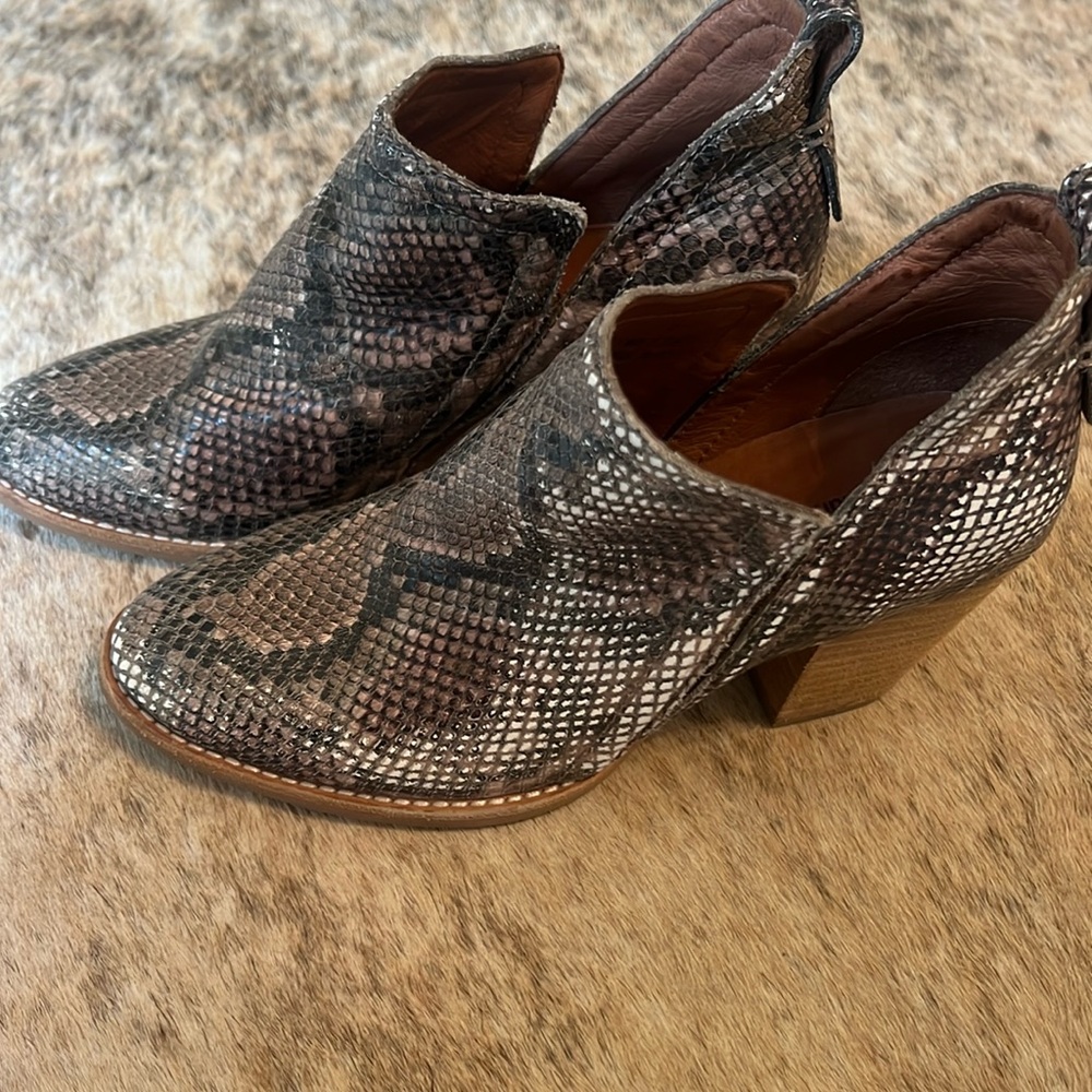 Jeffery Campbell animal print bootie